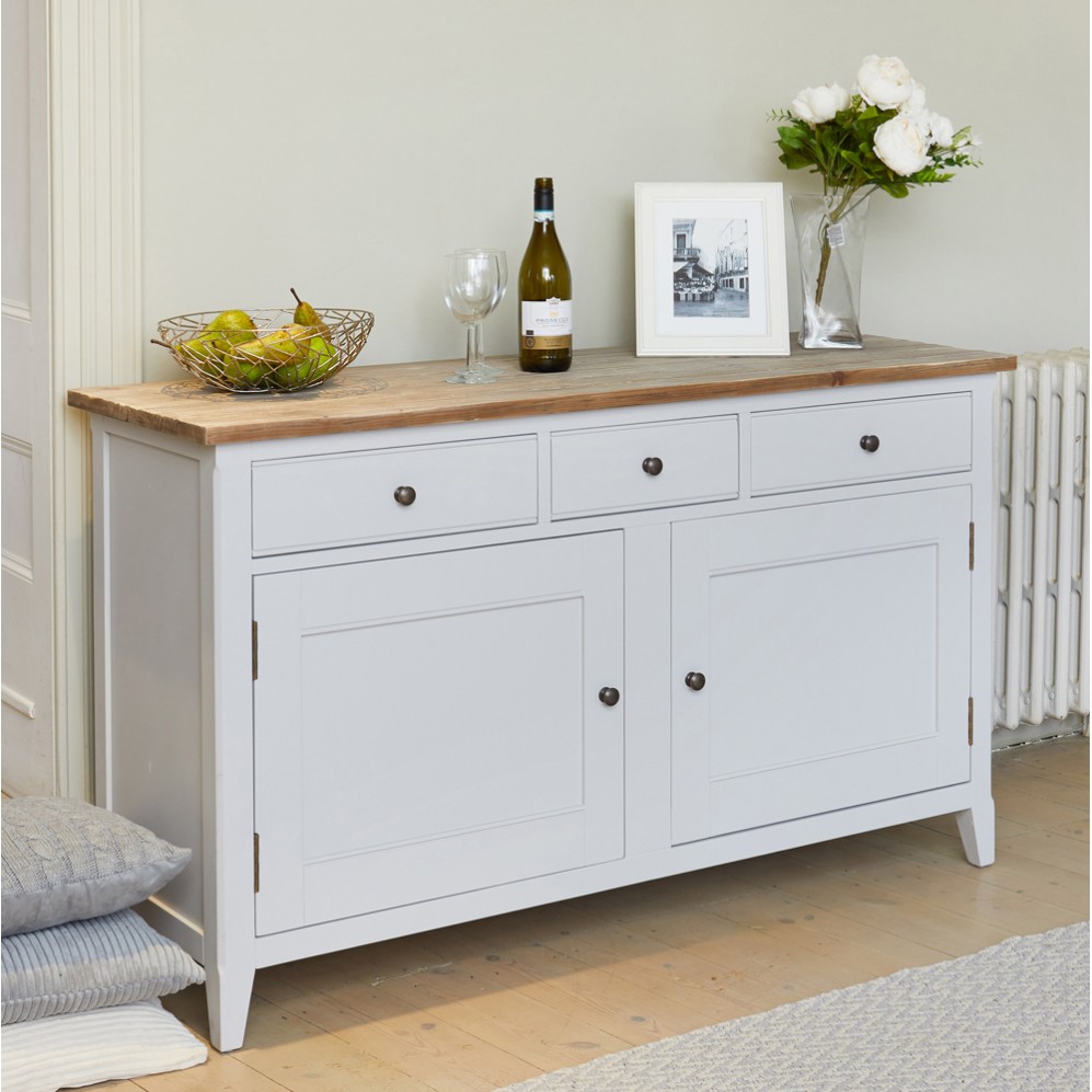 Signature Grey Large Sideboard