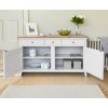 Signature Grey Large Sideboard