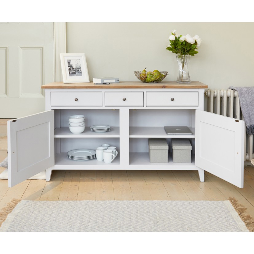 Signature Grey Large Sideboard