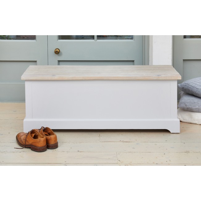 Signature Grey Hallway Storage Bench