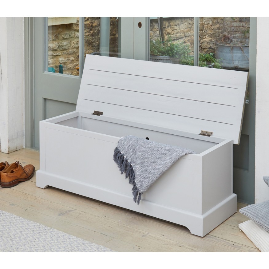 Signature Grey Hallway Storage Bench