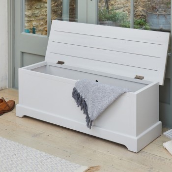 Signature Grey Hallway Storage Bench