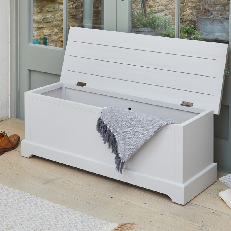 Signature Grey Hallway Storage Bench