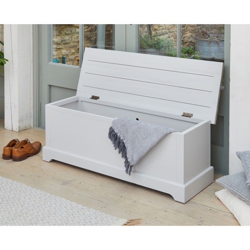 Signature Grey Hallway Storage Bench