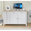 Signature Blue Hidden Home Office Desk