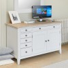 Signature Grey Hidden Home Office Desk