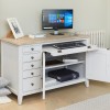 Signature Grey Hidden Home Office Desk