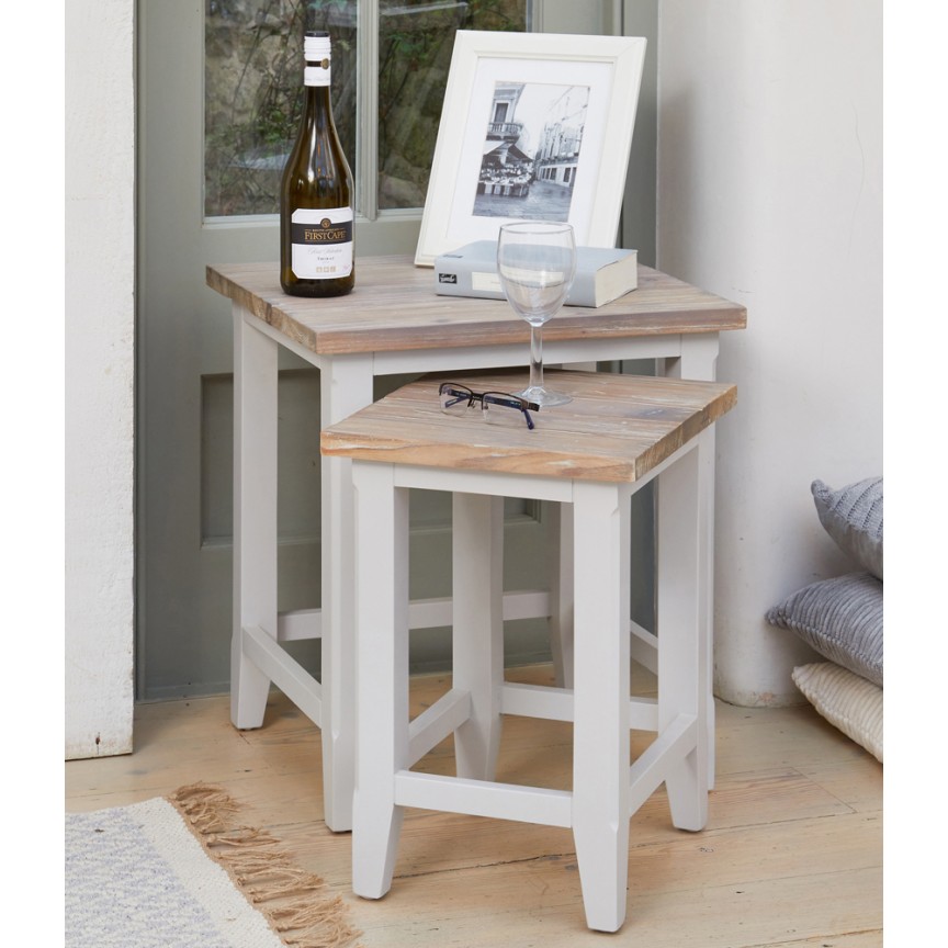 Signature Grey Nest of Two Tables