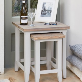 Signature Grey Nest of Two Tables