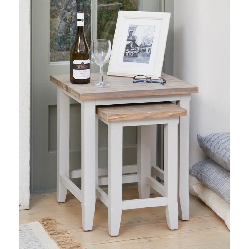 Signature Grey Nest of Two Tables