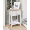 Signature Grey One Drawer Lamp Table