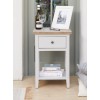 Signature Grey One Drawer Lamp Table