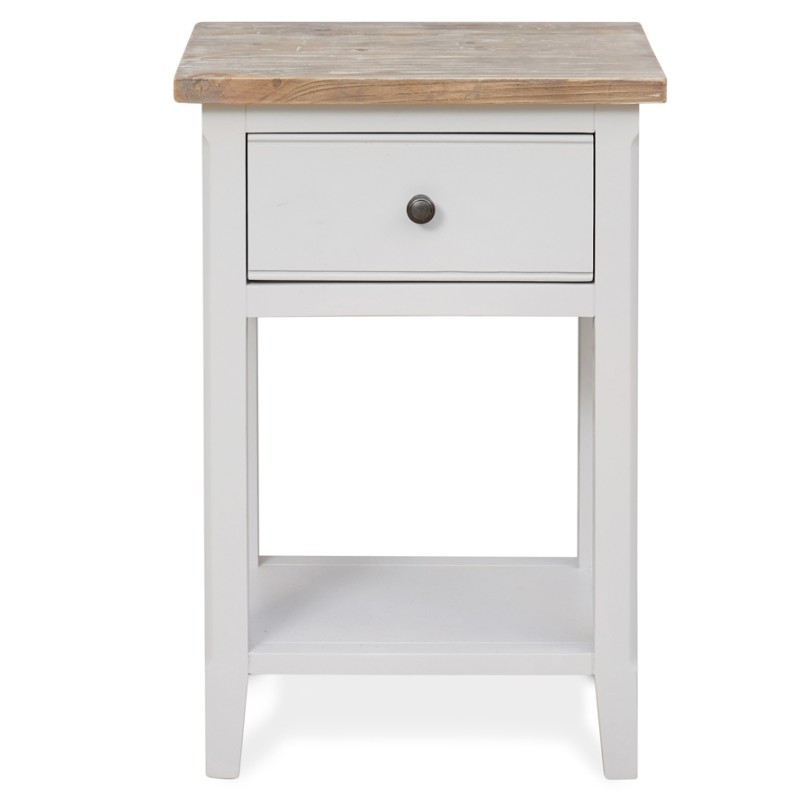 Signature Grey One Drawer Lamp Table