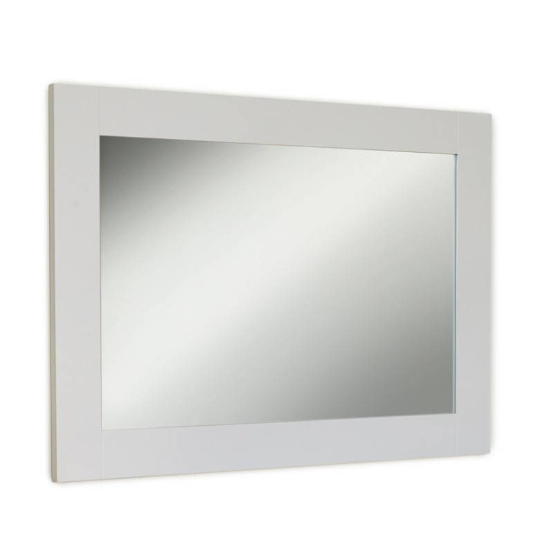 Signature Grey Overmantle Mirror (Hangs Landscape & Portrait)