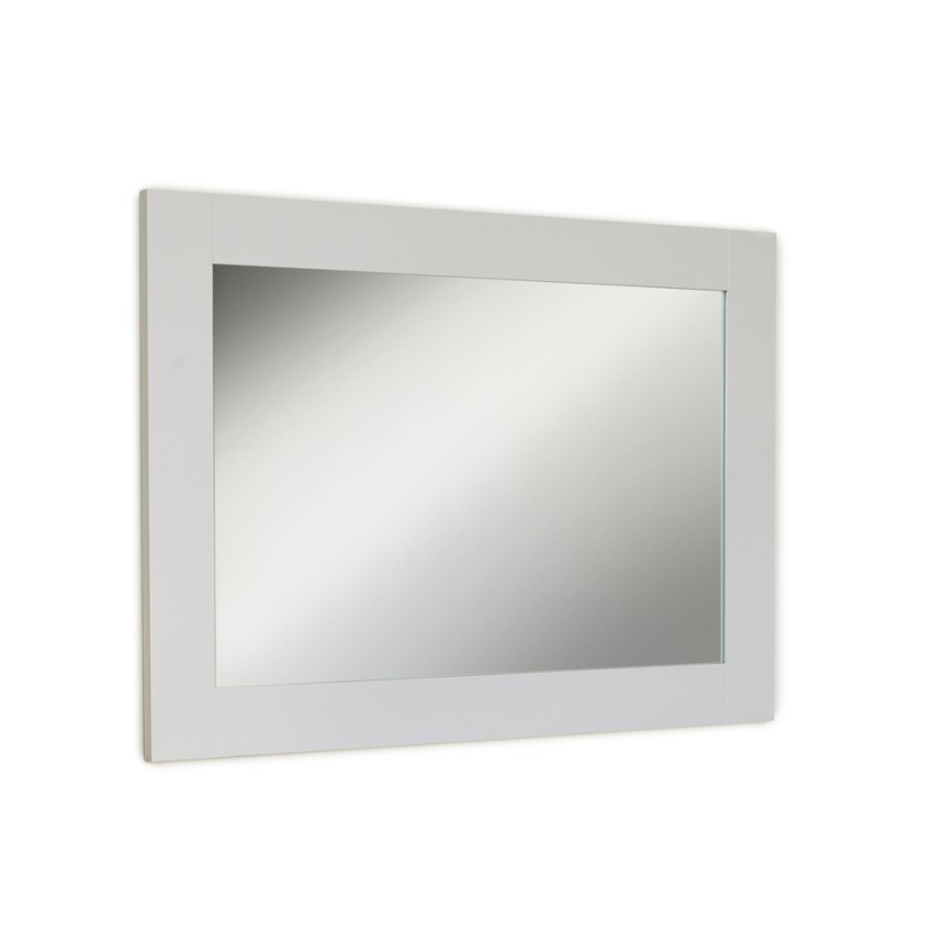 Signature Grey Overmantle Mirror (Hangs Landscape & Portrait)