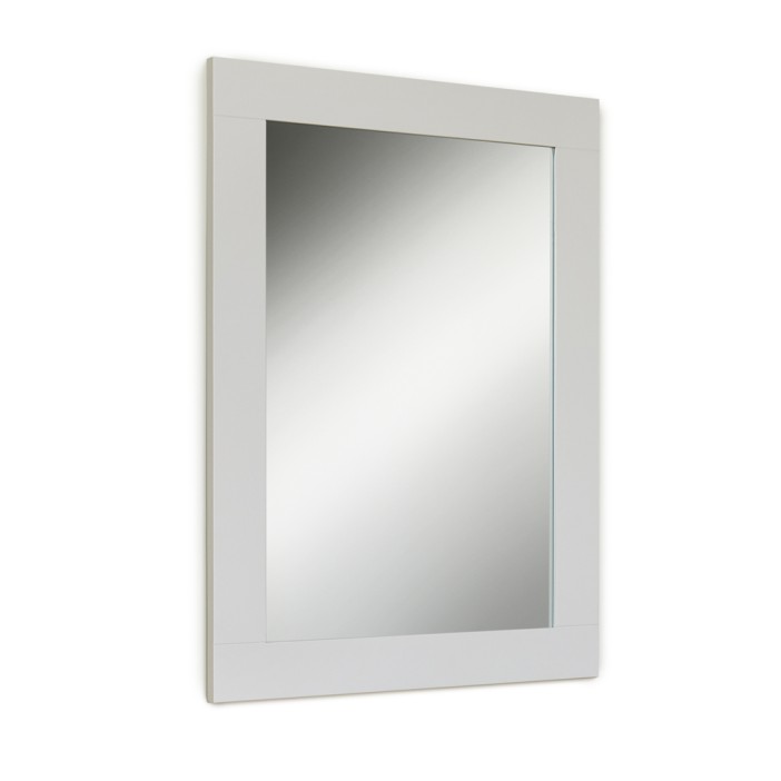 Signature Grey Overmantle Mirror (Hangs Landscape & Portrait)