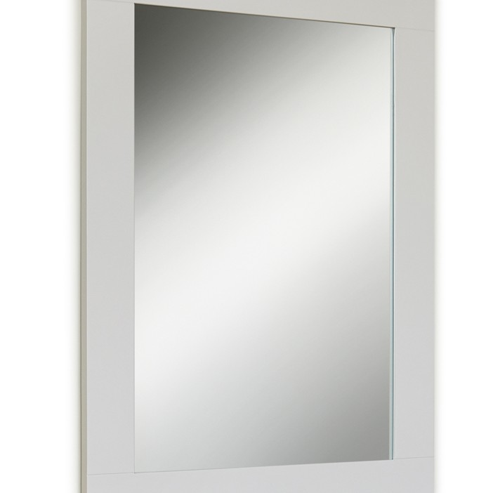 Signature Grey Overmantle Mirror (Hangs Landscape & Portrait)