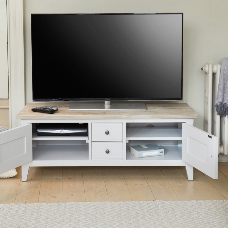 Signature Grey Widescreen Television Stand