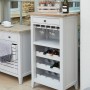 Signature Grey Wine Rack / Glass Storage Cabinet