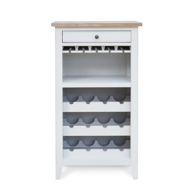 Signature Grey Wine Rack / Glass Storage Cabinet