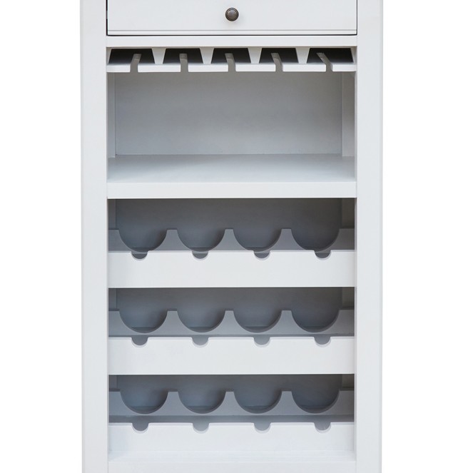 Signature Grey Wine Rack / Glass Storage Cabinet