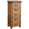 Somerset Oak 5 Drawer Wellington
