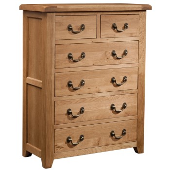 Somerset Oak 2 over 4 Chest