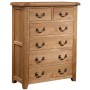 Somerset Oak 2 over 4 Chest