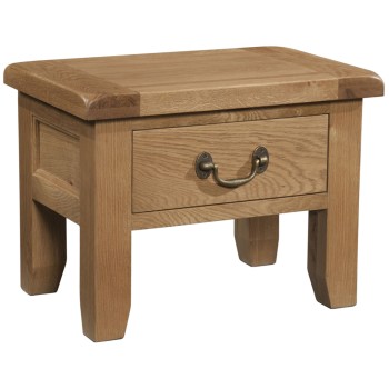 Somerset Oak Side Table with Drawer