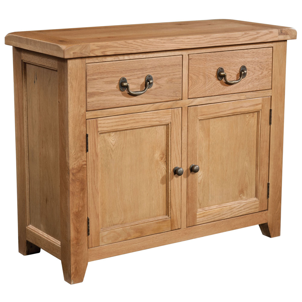 Somerset Oak 2 Door 2 Drawer Sideboard
