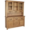 Somerset Oak 3 Door 3 Drawer Sideboard