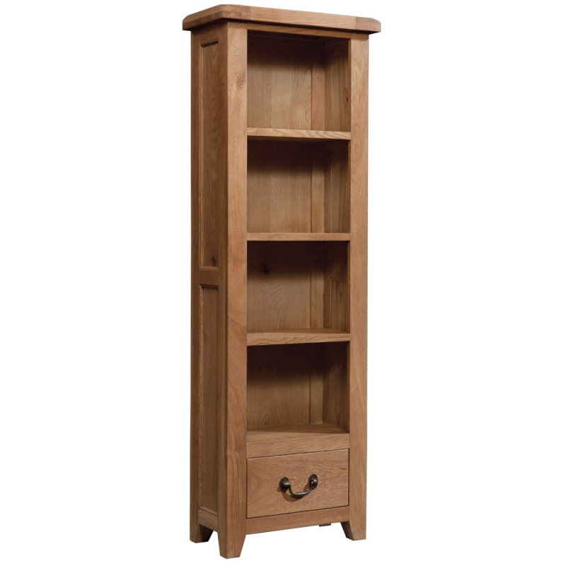 Somerset Oak Bookcase 600 X 1800