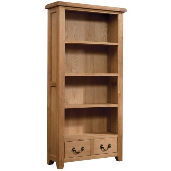 Somerset Oak Bookcase 900 X 1800