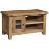 Somerset Oak Small TV Unit