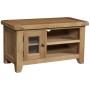 Somerset Oak Small TV Unit