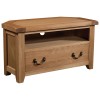Somerset Oak Corner TV Unit