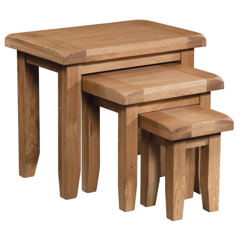 Somerset Oak Nest of Tables