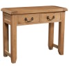Somerset Oak 2 Drawer Console Table