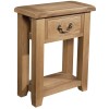 Somerset Oak 1 Drawer Console Table