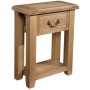 Somerset Oak 1 Drawer Console Table