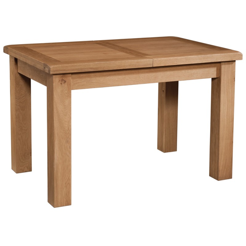 Somerset Oak Dining Table with 1 Extension 120-153 X 80