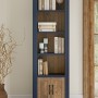 Splash of Blue - Narrow Bookcase