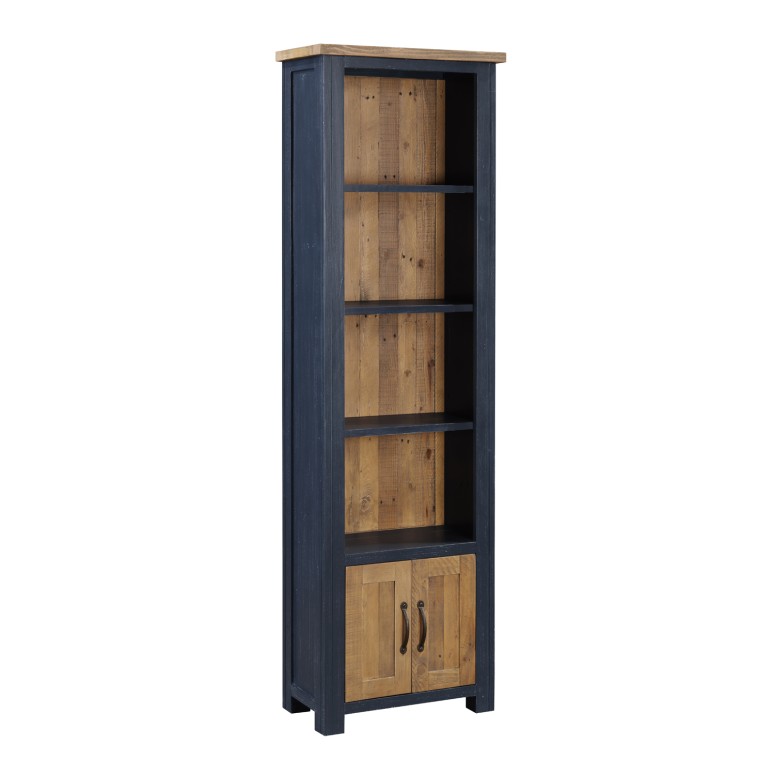 Splash of Blue - Narrow Bookcase