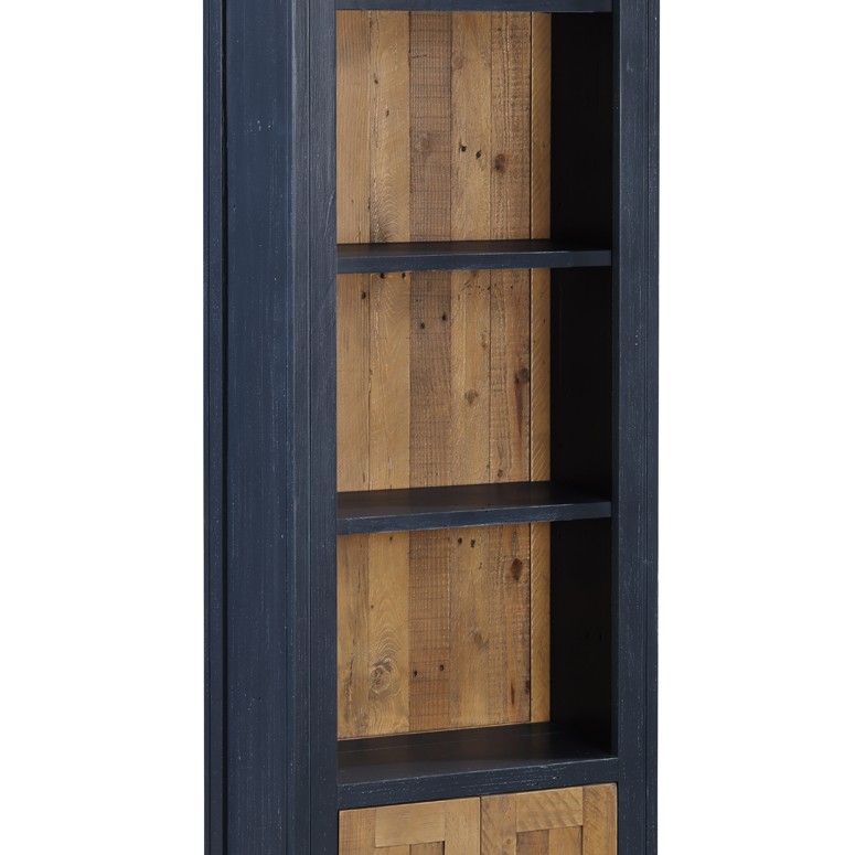 Splash of Blue - Narrow Bookcase