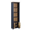 Splash of Blue - Narrow Bookcase