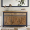 Splash of Blue - 3 Door / 4 Drawer Sideboard