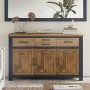 Splash of Blue - 3 Door / 4 Drawer Sideboard