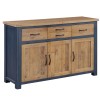 Splash of Blue - 3 Door / 4 Drawer Sideboard