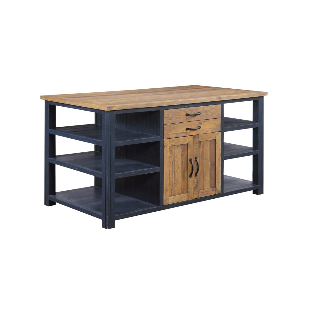 Splash of Blue - Kitchen Island