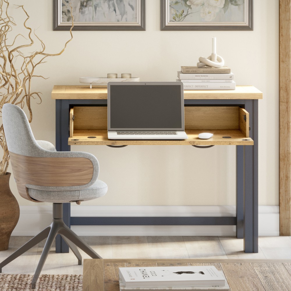 Splash of Blue - Hidden Spacesaver Desk